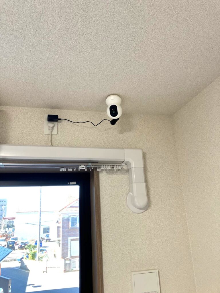  サービス付き高齢者向け住宅〈ぞうさんナーシングホーム柏青葉台〉の居室設備　見守りカメラ