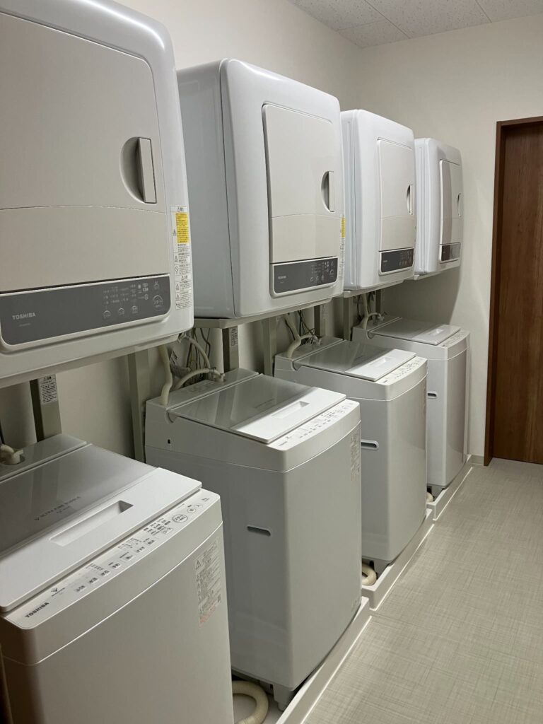 住宅型有料老人ホーム〈ツクイ・サンフォレスト千葉稲毛〉の洗濯室