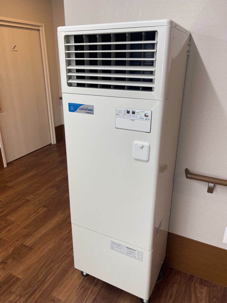 住宅型有料老人ホーム〈ユタリト船橋〉の加湿器