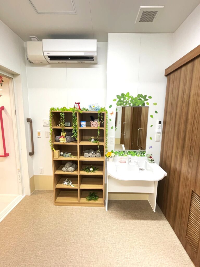 住宅型有料老人ホーム〈アルク千葉おゆみ野〉の脱衣所