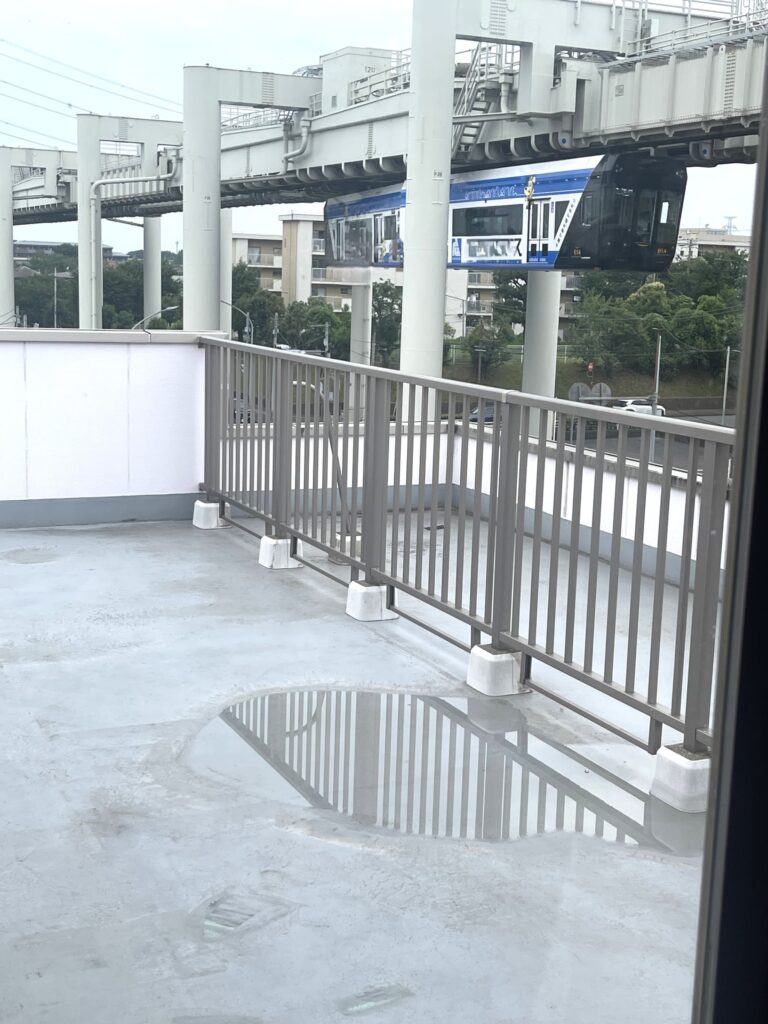 サービス付き高齢者向け住宅〈ドットホーム千城台〉のテラス