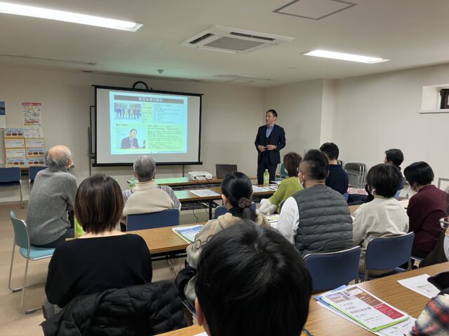 セミナー写真：主催：成田市公津地域包括支援センターin ウッドパーク八千代